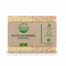 Agave Scouring Sponge 2pcs SMART & CLEAN BIO